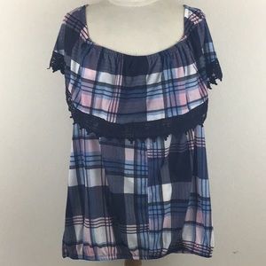 Paper + tee 3X Blouse Top